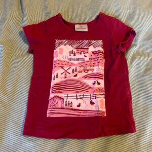 🚜 Hanna Andersson Farm Print T-Shirt – Size 3T 🚜